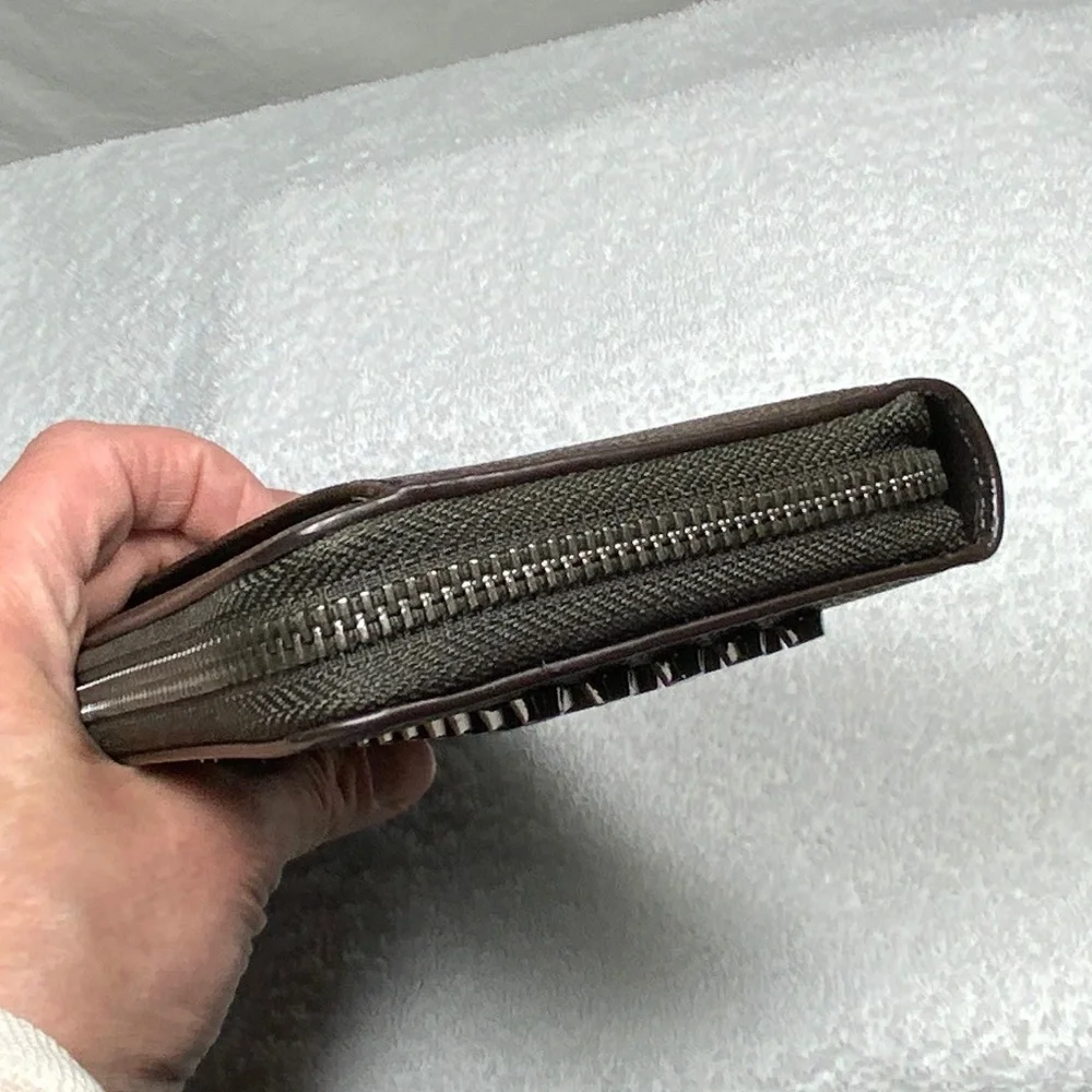 NWT - Michael Kors Men's Studded Wallet - Jet Set Tech Zip Around
